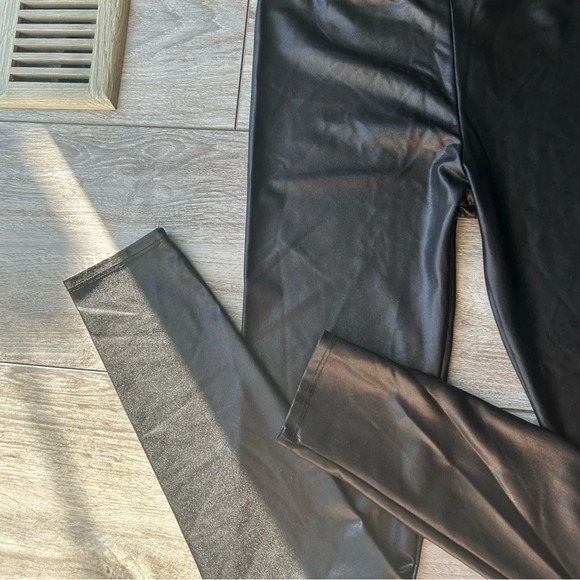 Sakkas Faux Leather High Waist Leggings Made in USA - Picture 4 of 12